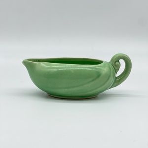 RARE 1940s Vintage Cronin Sevilla Green Flat Creamer Line Design